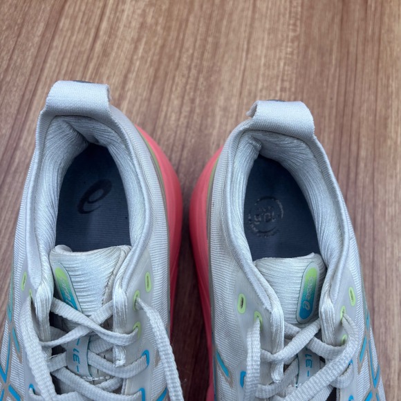 Asics Gel-Kayano 31 Running Shoes Birch Energy Aqua Womens Size 10 1012B670 - Picture 7 of 8